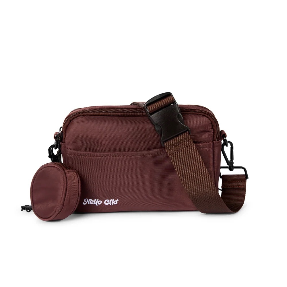 Brown Messenger Bag with Adjustable Strap